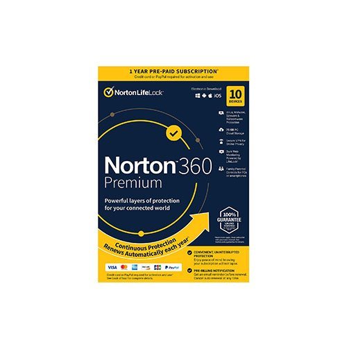 Norton 360 Premium 2024 – Antivirus software for 10 Devices